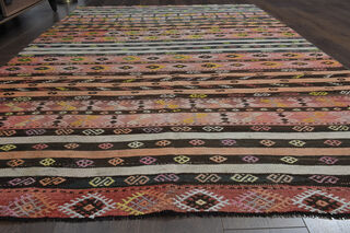 6x9, Handmade Vintage Kilim Runner - Thumbnail