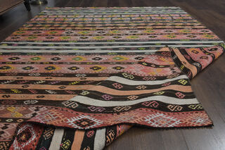 6x9, Handmade Vintage Kilim Runner - Thumbnail