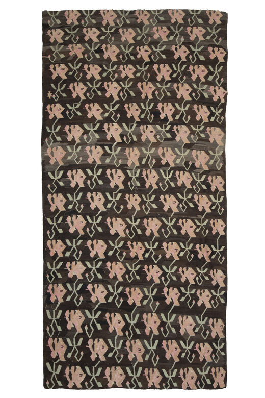 6x12, Shabby Decor Wide Vintage Kilim Runner