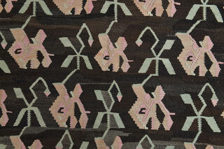 6x12, Shabby Decor Wide Vintage Kilim Runner - Thumbnail