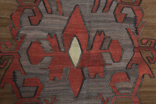 4x12, Flatweave Wool Wide Turkish Kilim - Thumbnail