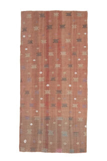 2x6, Faded Orange Vintage Kilim Runner - Thumbnail