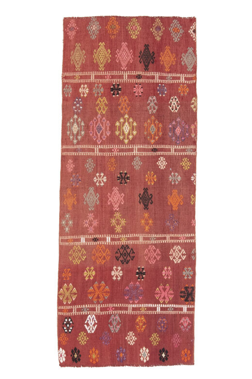 2x5, Soft Wool Oushak Kilim Runner