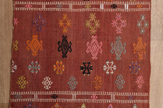 2x5, Soft Wool Oushak Kilim Runner - Thumbnail