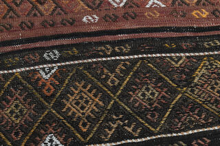 3x6, Rare Design Turkish Kilim Runner - Thumbnail