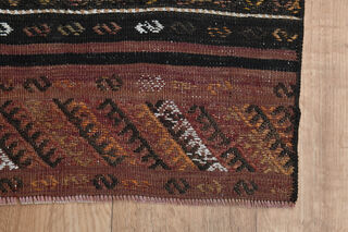 3x6, Rare Design Turkish Kilim Runner - Thumbnail