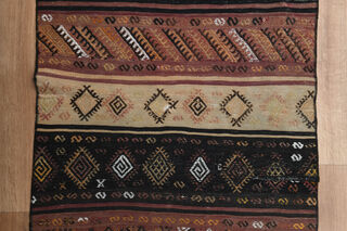 3x6, Rare Design Turkish Kilim Runner - Thumbnail