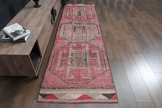 3x10, Woven Vintage Oushak Runner - Thumbnail