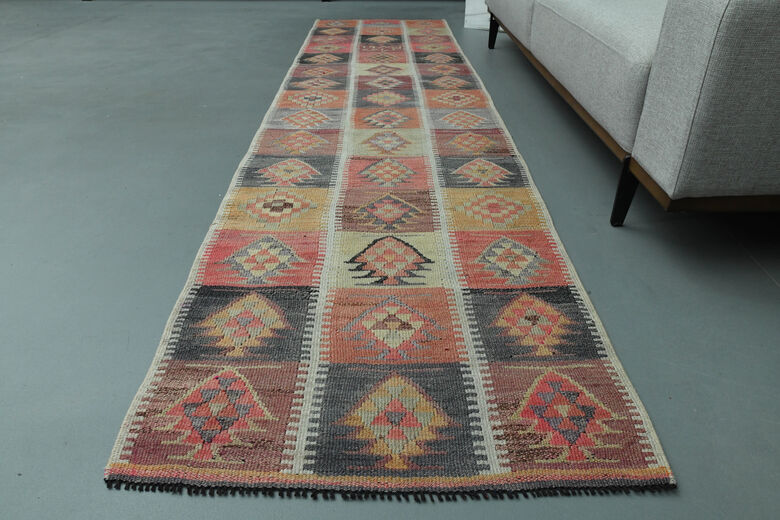 3x11, Handmade Oushak Vintage Runner