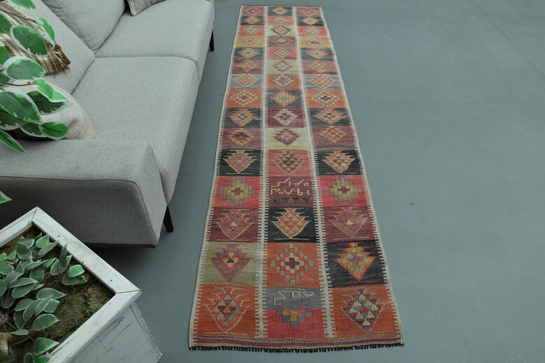 3x11, Handmade Oushak Vintage Runner