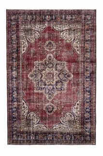 One of a Kind Vintage Turkish Rug - Thumbnail