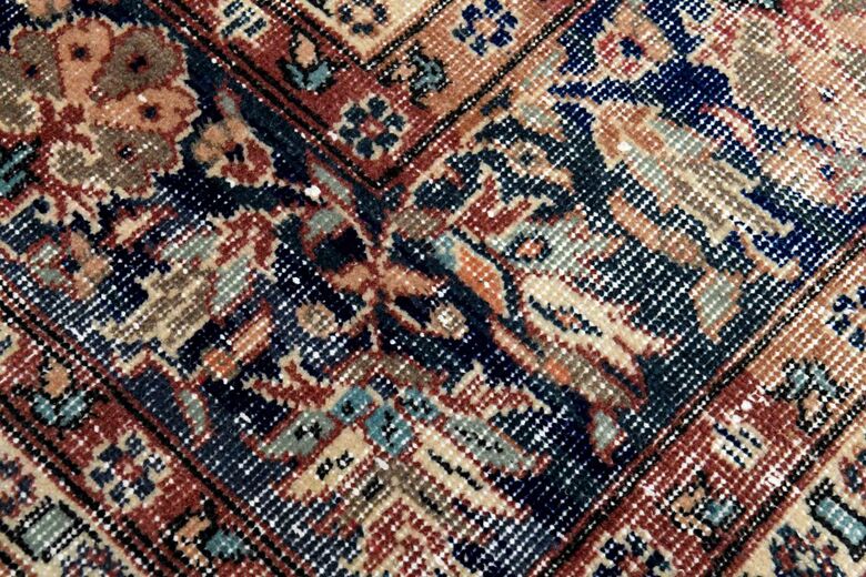 One of a Kind Vintage Turkish Rug