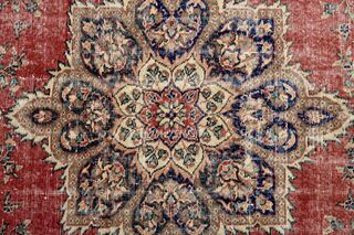 One of a Kind Vintage Turkish Rug - Thumbnail