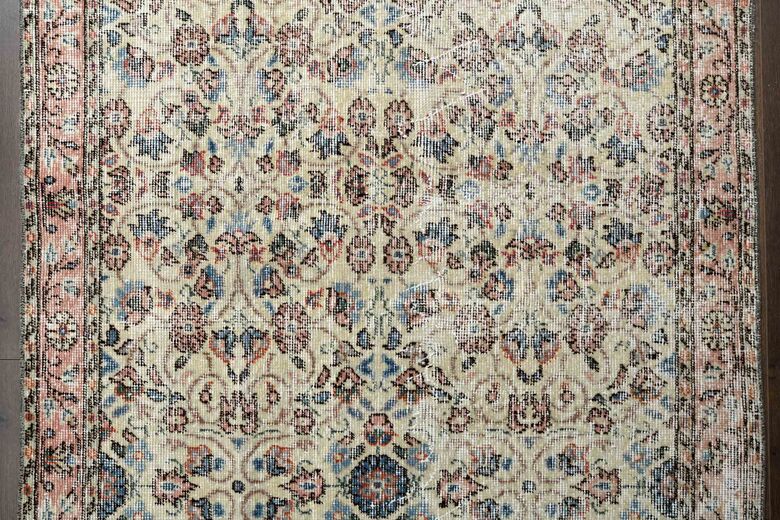 Minimalist Vintage Turkish Rug