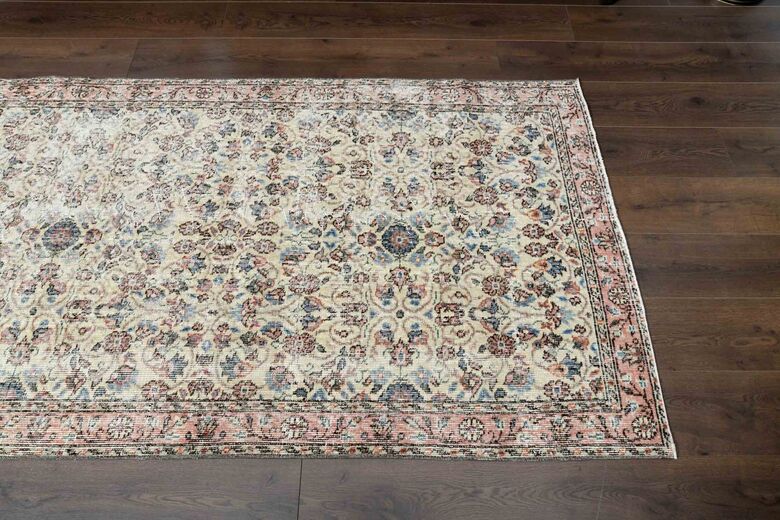 Minimalist Vintage Turkish Rug