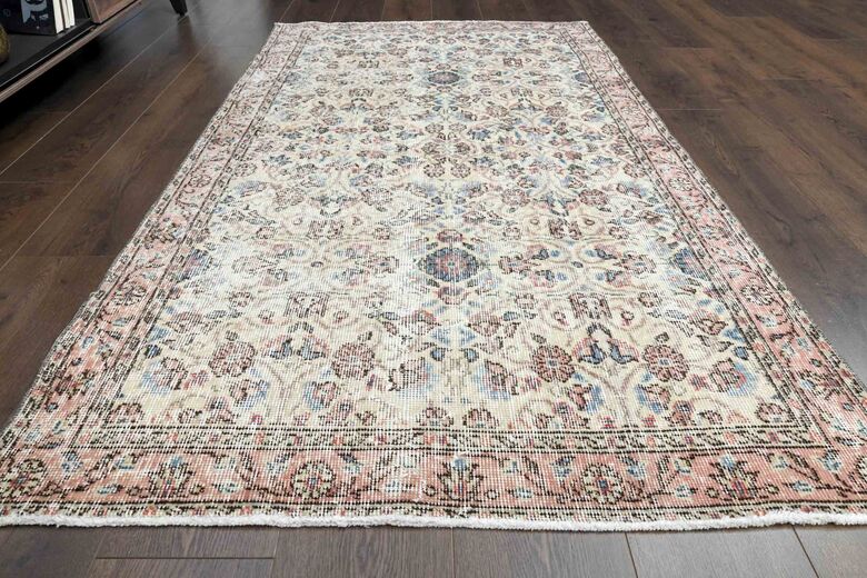 Minimalist Vintage Turkish Rug