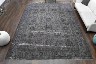 Minimalist Washable Vintage Turkish Rug - Thumbnail