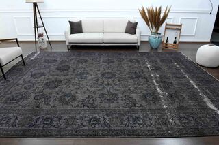 Minimalist Washable Vintage Turkish Rug - Thumbnail