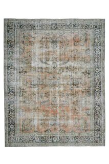 Floral Style Tribal Turkish Rug - Thumbnail