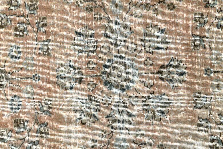 Floral Style Tribal Turkish Rug