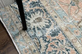 Floral Style Tribal Turkish Rug - Thumbnail