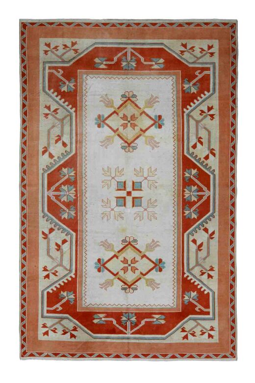 Herki Style Antique Area Rug