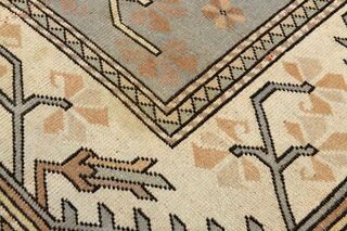 Soft Brown Milas Vintage Turkish Rug - Thumbnail