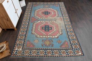 Special Color Minimalist Vintage Rug - Thumbnail