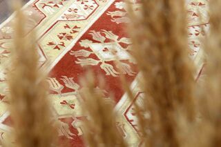 Farmhouse Decor Antique Oushak Rug - Thumbnail