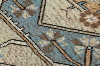 Wool Woven Vintage Turkish Rug - Thumbnail