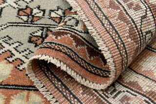 Unique Woven Vintage Turkish Rug - Thumbnail