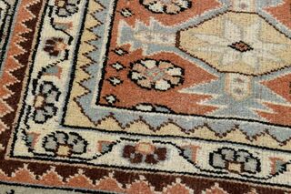 Unique Woven Vintage Turkish Rug - Thumbnail