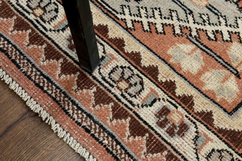 Unique Woven Vintage Turkish Rug