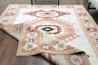 Vintage Turkish Kilim Rug - Thumbnail