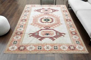 Vintage Turkish Kilim Rug - Thumbnail