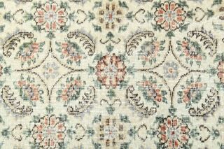 Wool Retro Turkish Rug - Thumbnail