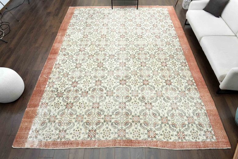 Wool Retro Turkish Rug