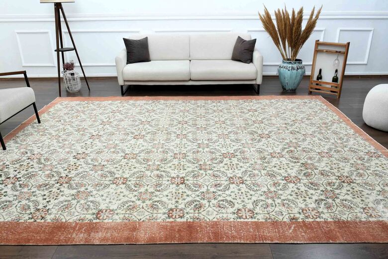 Wool Retro Turkish Rug