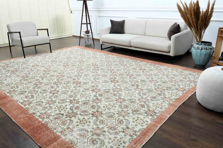 Wool Retro Turkish Rug