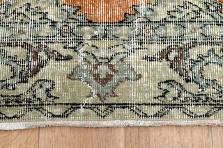 Original Vintage Oushak Rug - Thumbnail