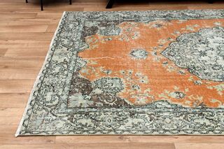 Original Vintage Oushak Rug - Thumbnail