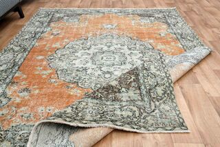 Original Vintage Oushak Rug - Thumbnail