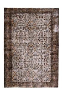 Wool Vintage Turkish Rug - Thumbnail