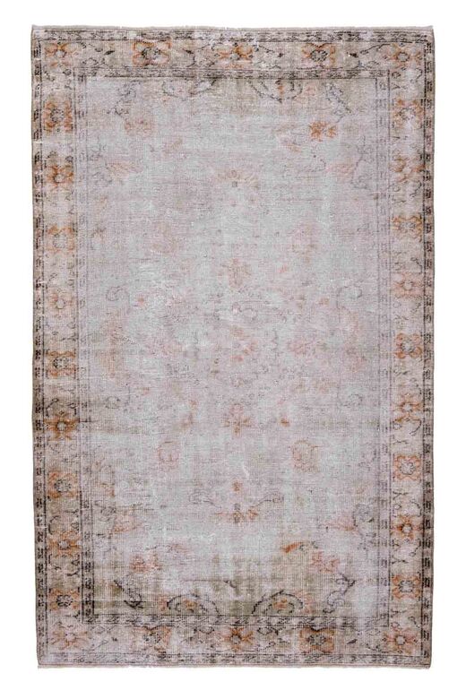 Solid Antique Oushak Rug