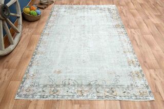 Solid Antique Oushak Rug - Thumbnail