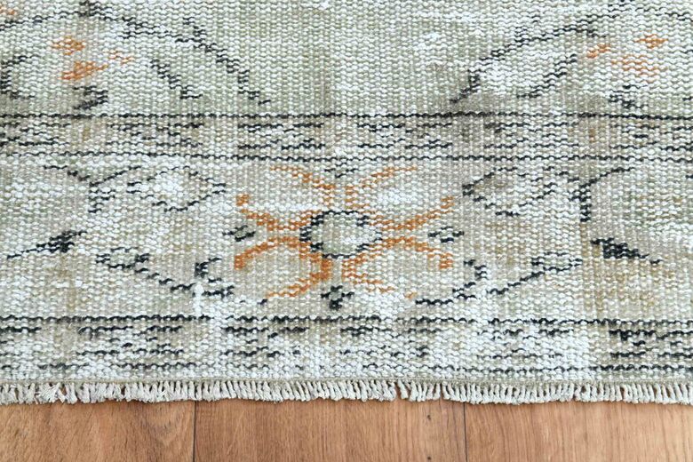 Solid Antique Oushak Rug