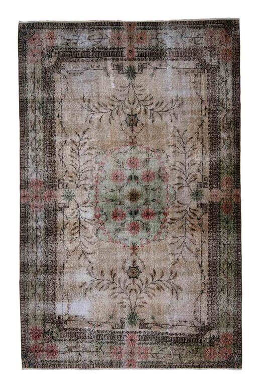 High Quality Vintage Oushak Rug