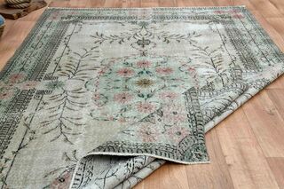 High Quality Vintage Oushak Rug - Thumbnail