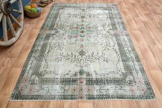 High Quality Vintage Oushak Rug - Thumbnail