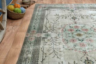 High Quality Vintage Oushak Rug - Thumbnail